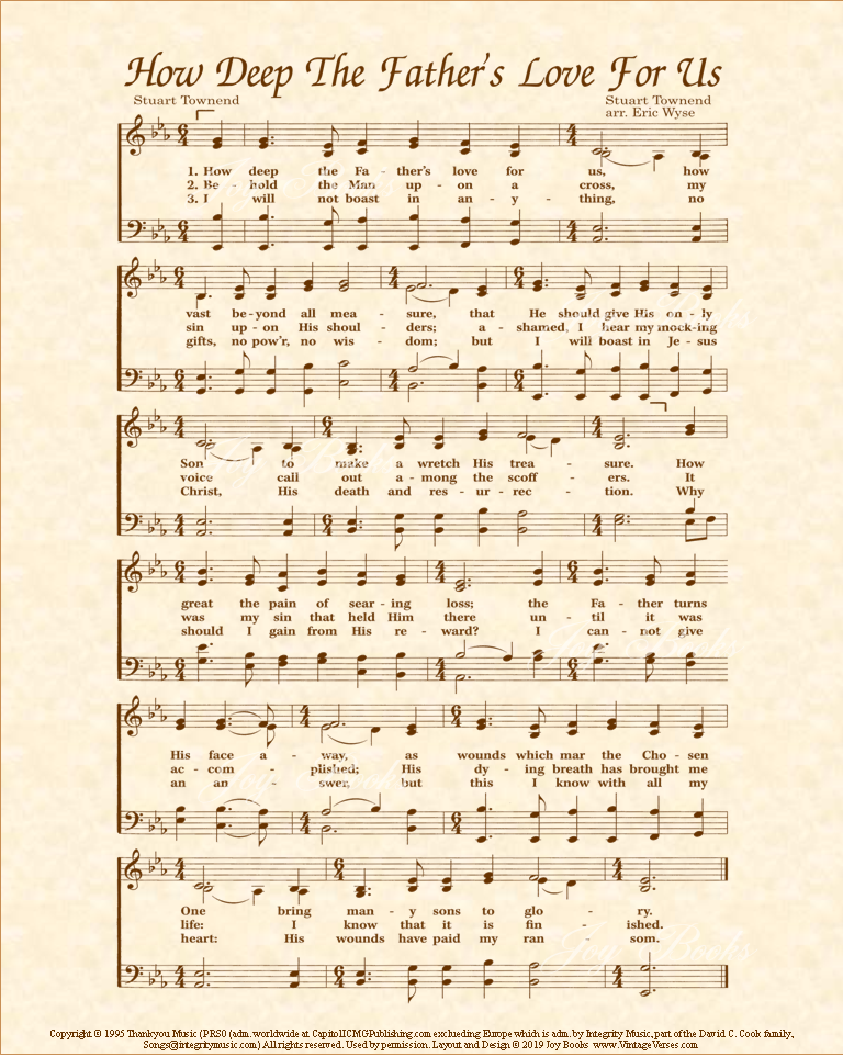 Oh How I Love Jesus Printable Vintage Hymn Print Antique 